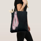 Pop Kunstroze balletschoenen Tote Bag (Dichtbij)