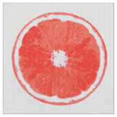 Pop Kunstroze grapefruitjes - witte achtergrond Stof (Close Up)