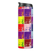 pop kunstschildluis inkt portret thermosbeker (Geroteerd rechts)