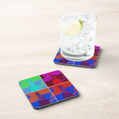 Pop Kunststijl Vrijheidsbeeld Bier Onderzetter (Rechterzijde)