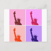 Pop Kunststijl Vrijheidsbeeld Briefkaart (Voorkant)