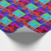 Pop Kunststijl Vrijheidsbeeld Cadeaupapier (Hoek)