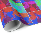 Pop Kunststijl Vrijheidsbeeld Cadeaupapier (Rol Hoek)