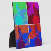 Pop Kunststijl Vrijheidsbeeld Fotoplaat (Zijkant)