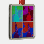 Pop Kunststijl Vrijheidsbeeld Metalen Ornament (Rechts)