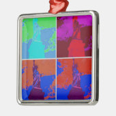 Pop Kunststijl Vrijheidsbeeld Metalen Ornament (Links)