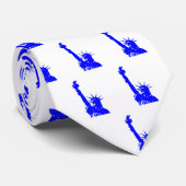 Pop Kunststijl Vrijheidsbeeld Stropdas (Opgerold)