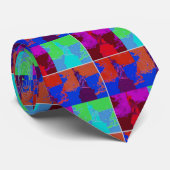 Pop Kunststijl Vrijheidsbeeld Stropdas (Opgerold)