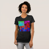 Pop Kunststijl Vrijheidsbeeld T-shirt (Voorkant volledig)