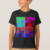 Pop Kunststijl Vrijheidsbeeld T-shirt (Voorkant)