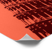 Pop Kunsttower van Pisa Italië reisposter Poster (Hoek)