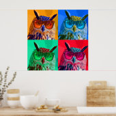 Pop-kunstuil Poster (Keuken)