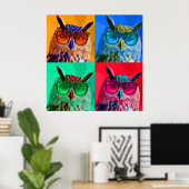 Pop-kunstuil Poster (Thuiskantoor)