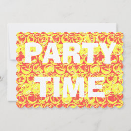 Pop kunstzeepbel omhulsel uitnodiging van de parti