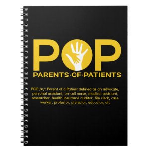 POP-laptop (zwart) Notitieboek