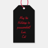 Pop Leopard Cadeaulabel (Achterkant)