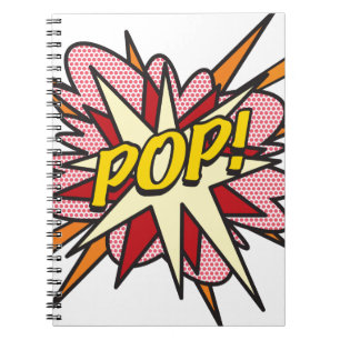 POP Leuke Retro Strip Pop Art Notitieboek