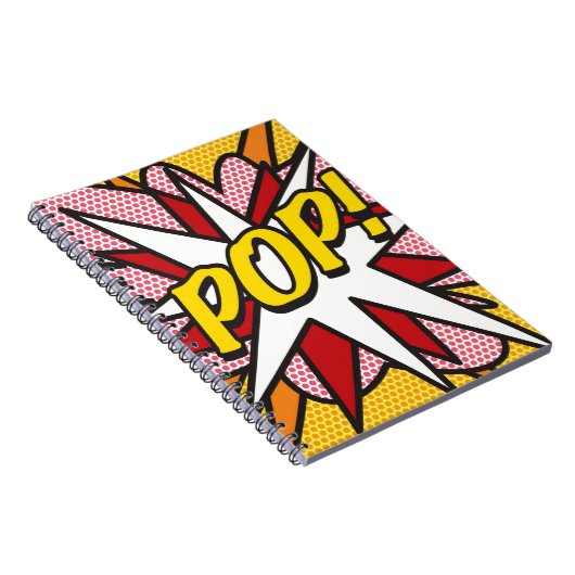 POP Leuke Retro Strip Pop Art Notitieboek (Rechterzijde)
