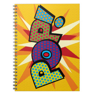 POP Leuke Retro Strip Pop Art Notitieboek