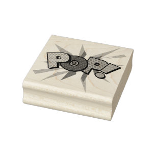 POP Leuke Retro Strip Pop Art Rubberstempel