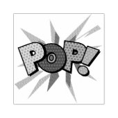 POP Leuke Retro Strip Pop Art Rubberstempel (Afrduk)