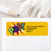 POP Leuke Retro Stripboek Pop Art Etiket (Insitu)