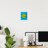 Pop! Levendige Pop Art Comic Burst Poster (Thuiskantoor)