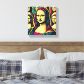 Pop Lisa Canvas Afdruk (Insitu (Slaapkamer))