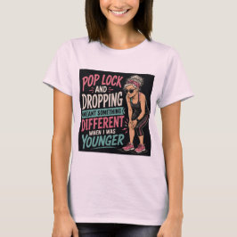 Pop Lock en Drop Vergrijzings Work-out T-shirt voo