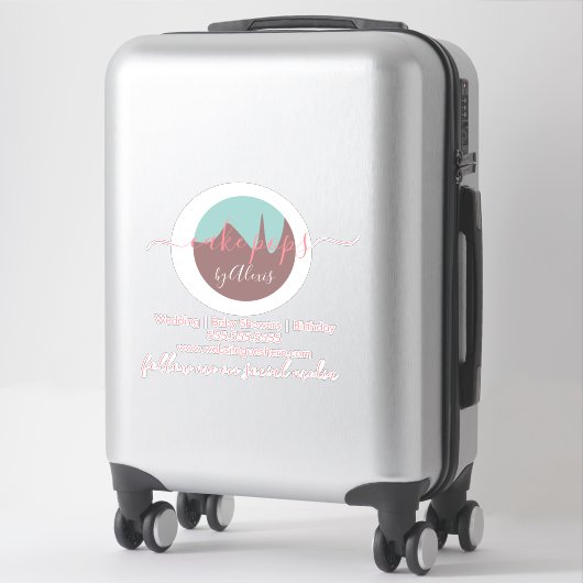 Pop Logo Bakkerij Sticker (Koffer)