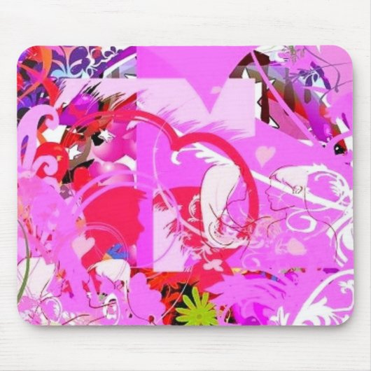 Pop Love Mousepad Muismat (Voorkant)