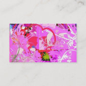 Pop Love Profile Card Visitekaartje (Achterkant)