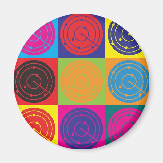 Pop luchtverkeersleiding magneet (Voorkant)