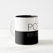 Pop maakt cadeaus voor vader | POP  Tweekleurige Koffiemok (Voorkant links)