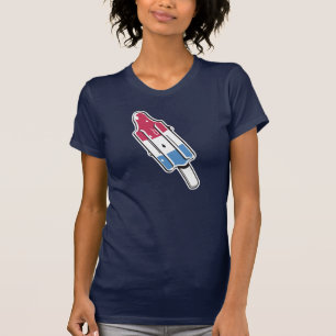 pop met retro-raketten t-shirt