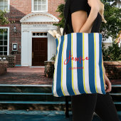 Pop Mix Bold Stripes Tote Bag