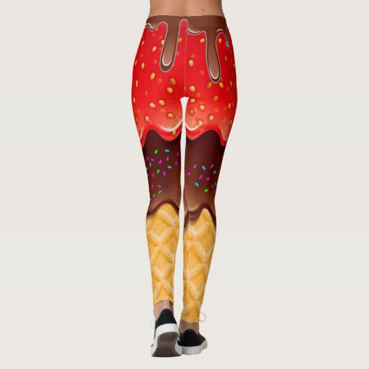 Pop Mode Lick 3 niet Leggings (Achterkant)