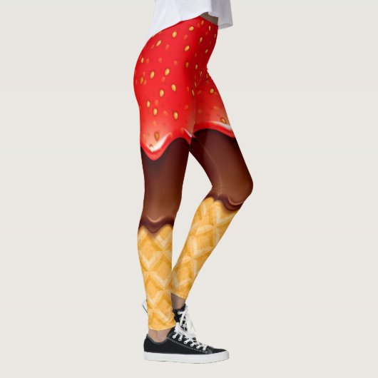 Pop Mode niet likken Leggings (Rechts)