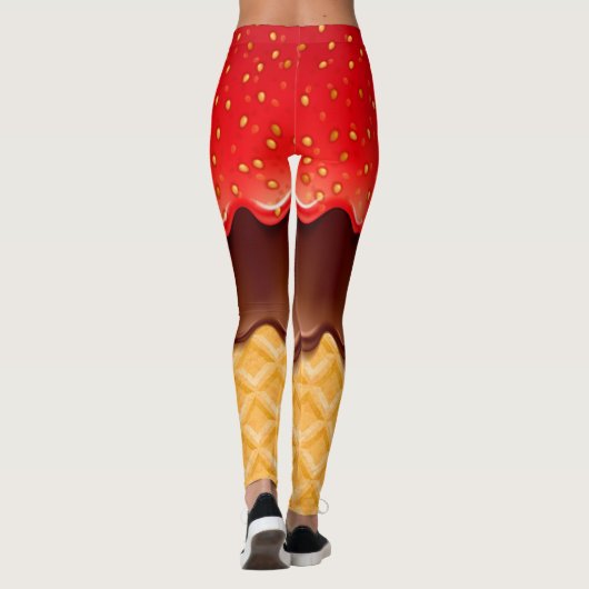 Pop Mode niet likken Leggings (Achterkant)