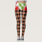 Pop Mode Pizza Pizzaria Pizzeria Leggings (Voorkant)