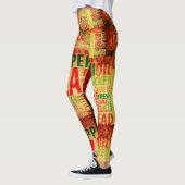 Pop Mode Pizza Pizzaria Pizzeria Leggings (Links)