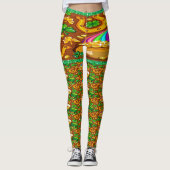 Pop Mode St. Patrick's Day Leggings (Voorkant)