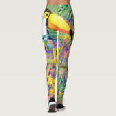 Pop Mode Tropische Toucan Leggings (Achterkant)