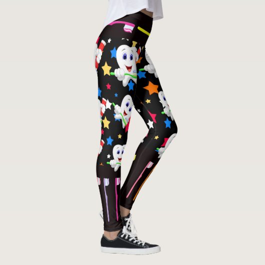 Pop Mode Verpleegkundige Tandheelkundige Leggings (Rechts)
