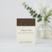 Pop Modern Rock Music Guitar Band Visitekaartje (Staand voorkant)