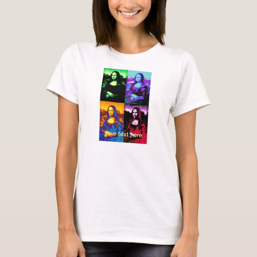 pop mona lisa t-shirt (Voorkant)