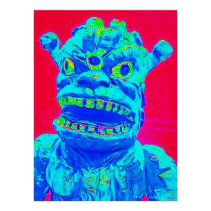 Pop Monster Attack Perfect Poster