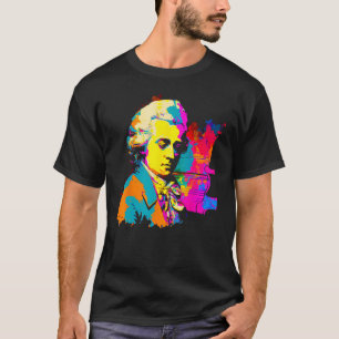 Pop Mozart Muziek Piano T-shirt