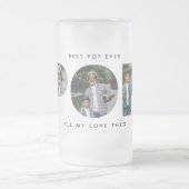 Pop multi-foto moderne typografie elegant zwart matglas bierpul (Center)