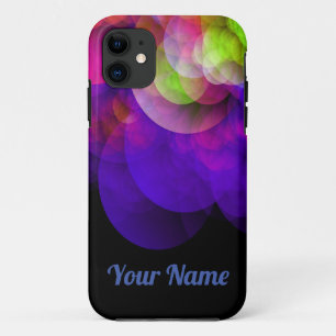 POP Multicolored Bubbles geen Persoonlijke NAAM Case-Mate iPhone Case